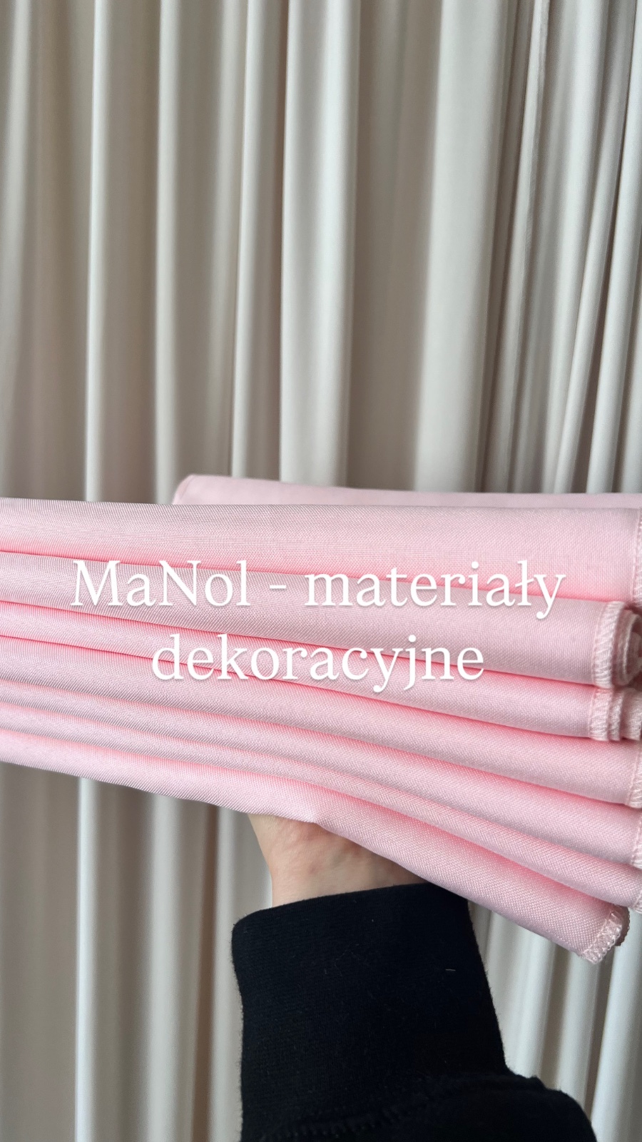 Bieżnik panama - pudrowy róż — bieżnik na wesele, Panama, Pudrowy róż — galeria MaNol