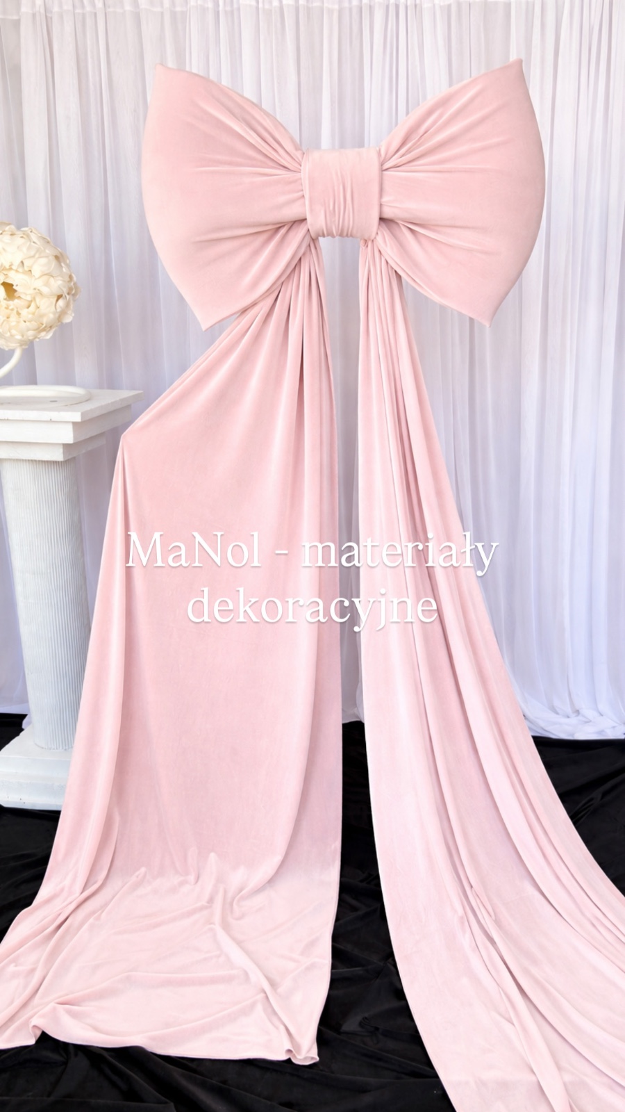 Kokarda velvet - baby pink — kokarda na wesele, Velvet, Baby Pink — galeria MaNol